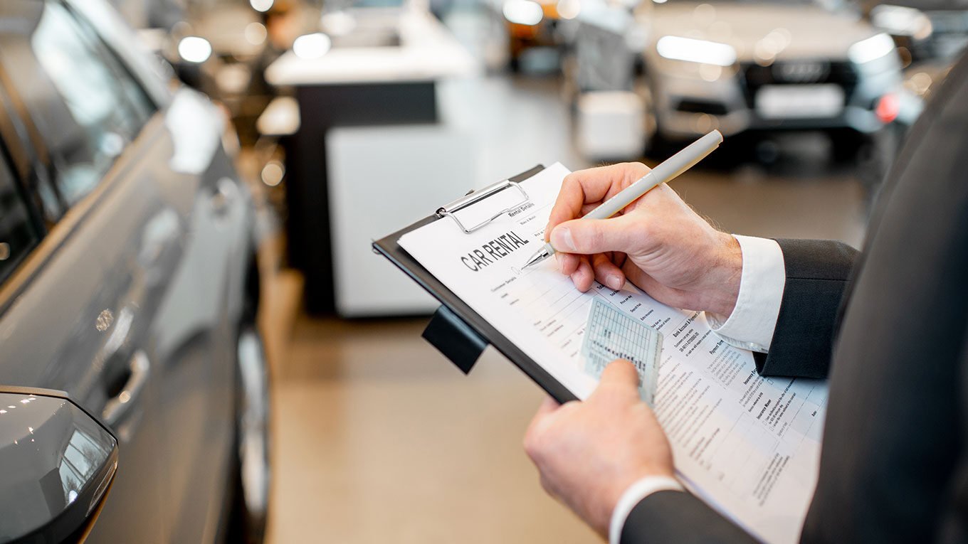 contrato para la renta de autos
