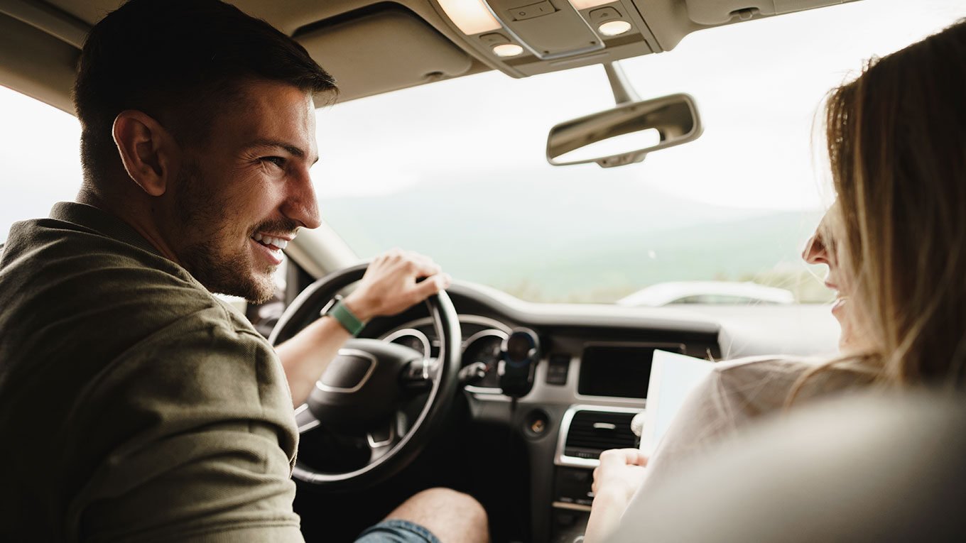 viaje en auto rentado