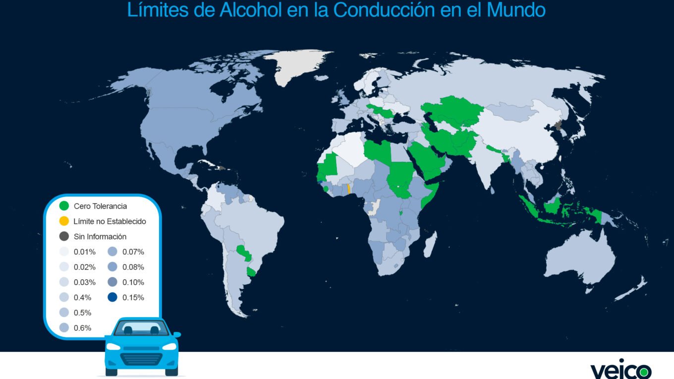 límites de alcohol en la conducción