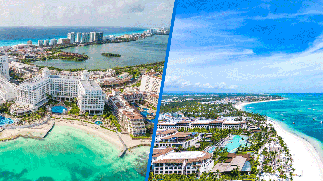 ¿Cancún o Punta Cana? El dilema entre dos joyas del Caribe