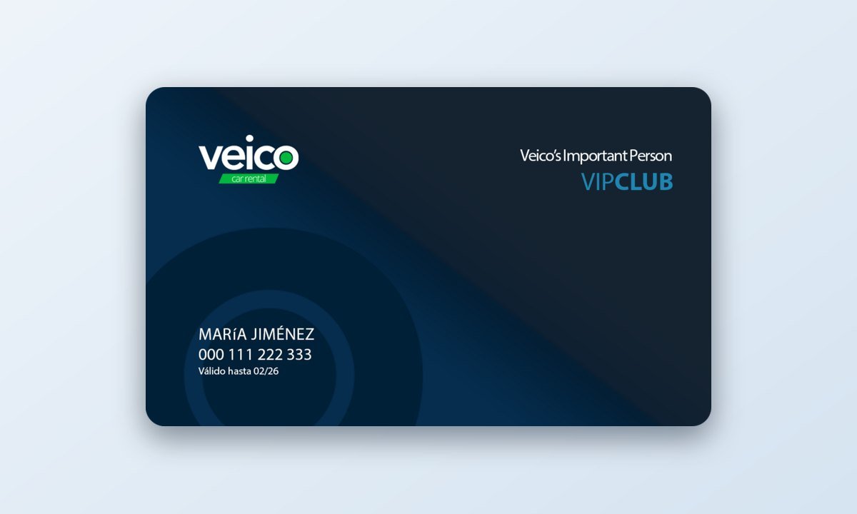 VIP membership card